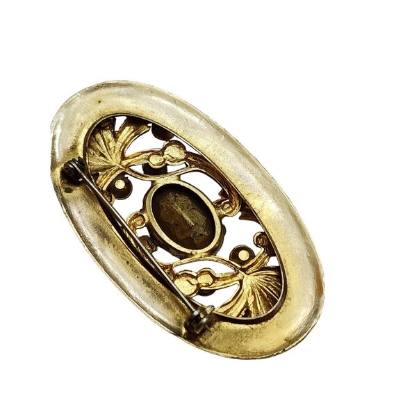 Pretty Victorian Oval Sash Style Brooch (A4792) - Picture 3 of 3